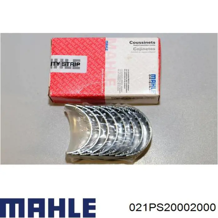 021PS20002000 Mahle Original Folhas inseridas de cambota de biela, kit, padrão (STD)