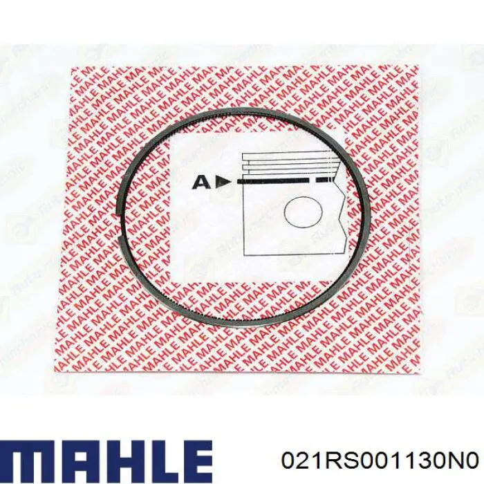 Anéis do pistão para 1 cilindro, STD. Mahle Original 021RS001130N0 preço, a partir de 38,79 USD