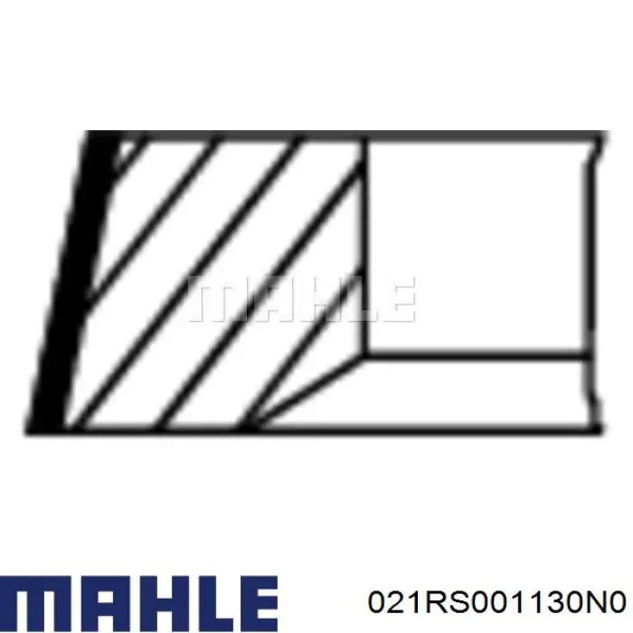 Anéis do pistão para 1 cilindro, STD. Mahle Original 021RS001130N0