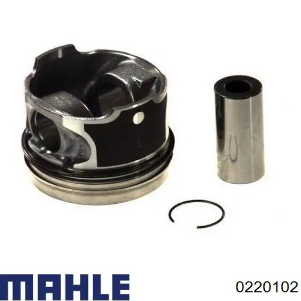 Compre 0220102 Mahle Original Pistão do kit para 1 cilindro, 2ª reparação ( + 0,50)