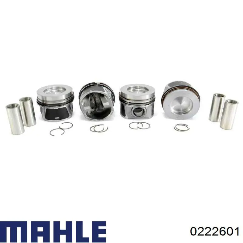 Pistão do kit para 1 cilindro, 2ª reparação ( + 0,50) Mahle Original 0222601 preço, a partir de 132,87 USD