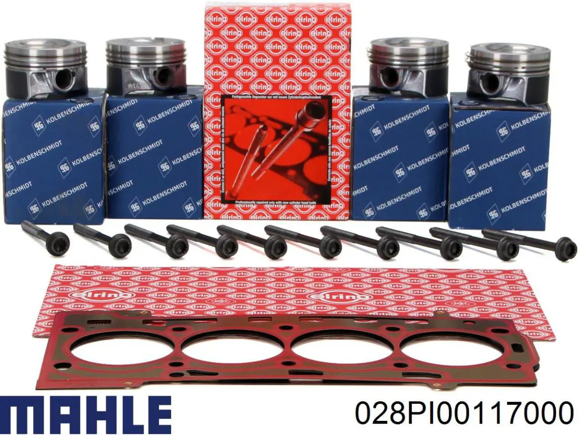 028PI00117000 Mahle Original Pistão do kit para 1 cilindro, STD