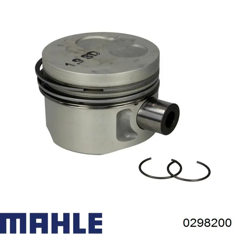 0298200 Mahle Original Pistão do kit para 1 cilindro, STD