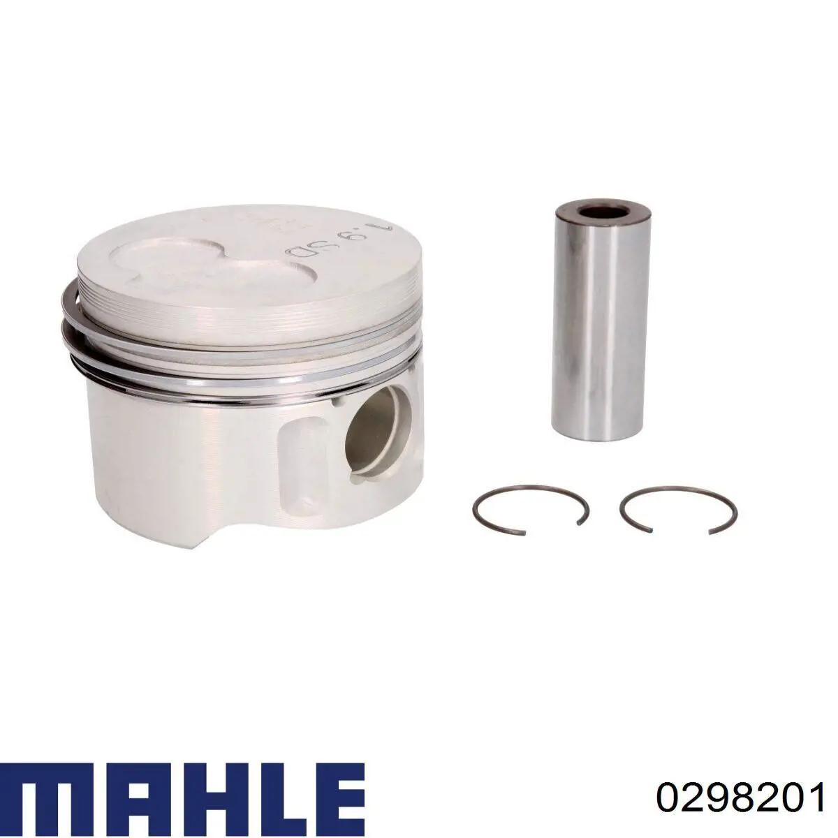 0298201 Mahle Original Pistão do kit para 1 cilindro, 1ª reparação ( + 0,25)