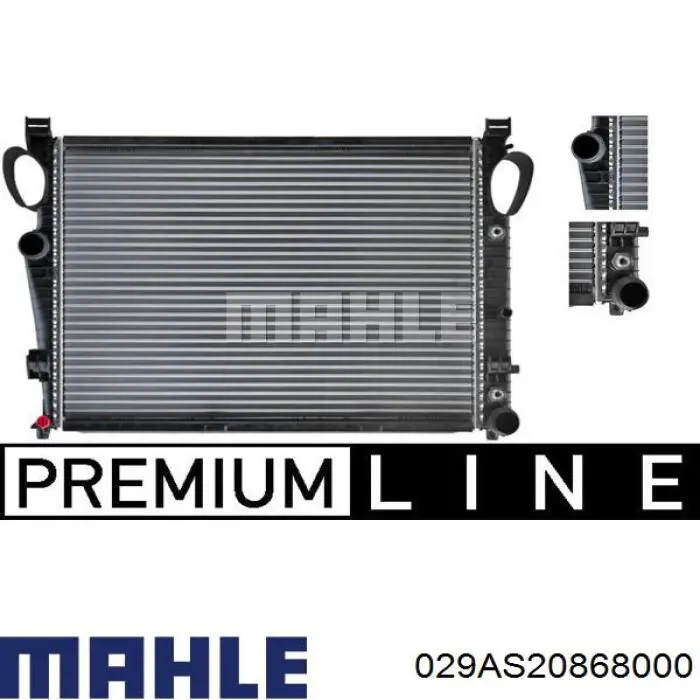 029AS20868000 Mahle Original Semianel de suporte (de carreira) de cambota, STD, kit