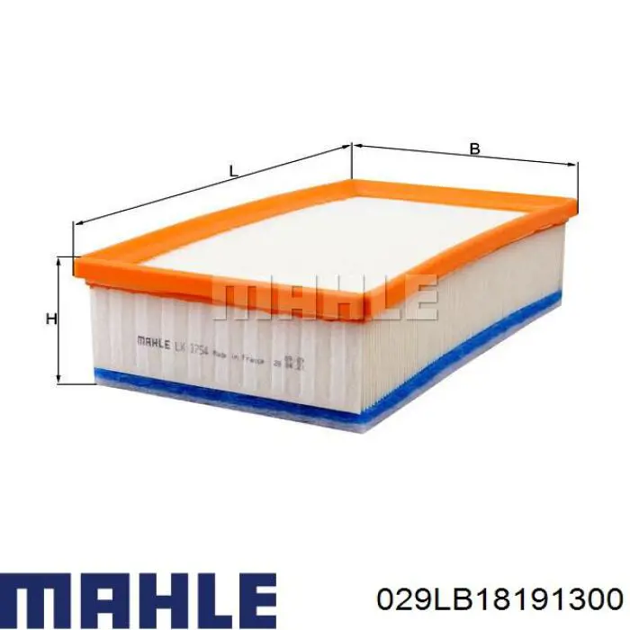 Bucha da árvore intermédia Mahle Original 029LB18191300