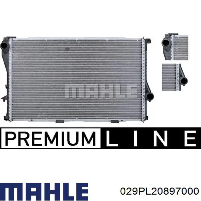 029PL20897000 Mahle Original Folhas inseridas de cambota de biela, kit, padrão (STD)