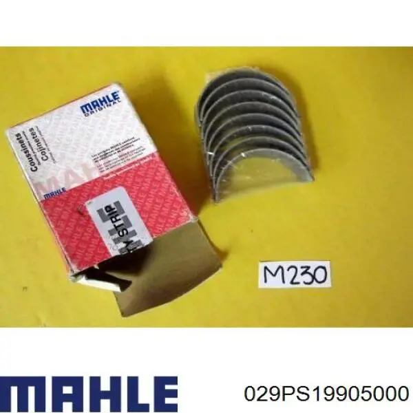 029PS19905000 Mahle Original Folhas inseridas de cambota de biela, kit, padrão (STD)