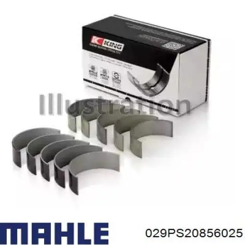 Folhas inseridas de cambota de biela, kit, 1ª reparação ( + 0,25) Mahle Original 029PS20856025 preço, a partir de 84,71 USD