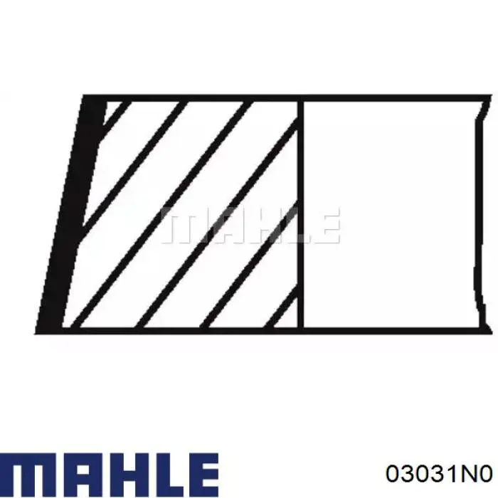 Compre 03031N0 Mahle Original Anéis do pistão para 1 cilindro, STD.