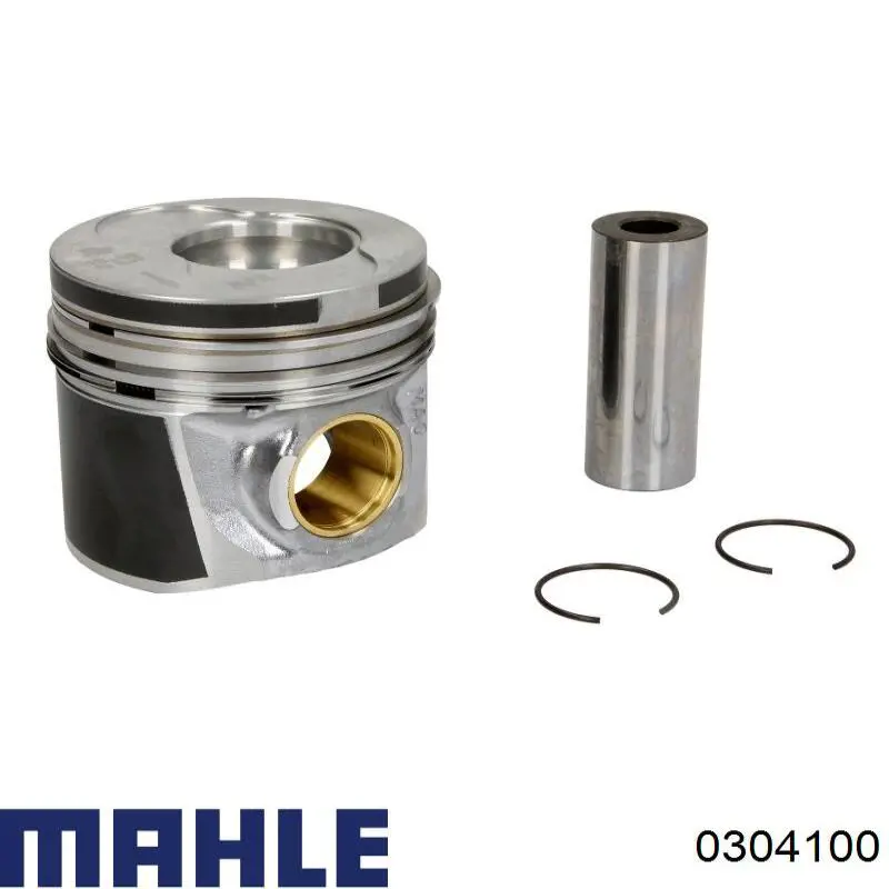 0304100 Mahle Original Pistão do kit para 1 cilindro, STD