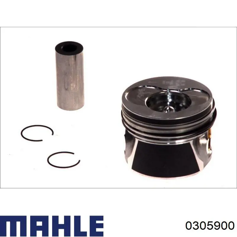 0305900 Mahle Original Pistão do kit para 1 cilindro, STD