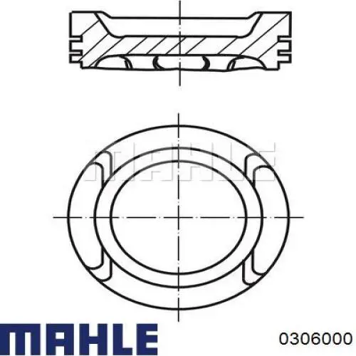 Pistão do kit para 1 cilindro, STD Mahle Original 0306000 preço, a partir de 84,24 USD