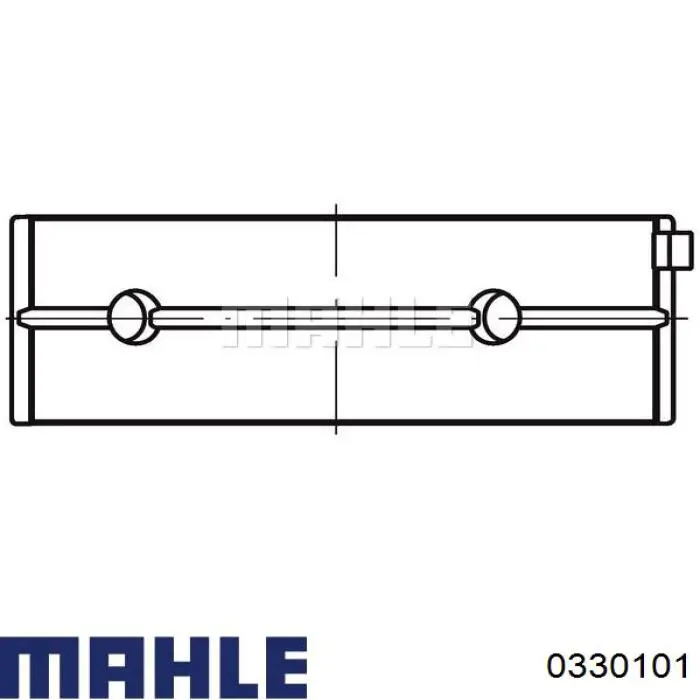 Compre 0330101 Mahle Original Pistão do kit para 1 cilindro, 1ª reparação ( + 0,25)
