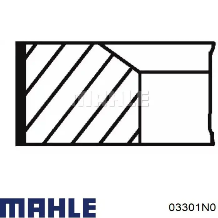 Compre 03301N0 Mahle Original Anéis do pistão para 1 cilindro, STD.