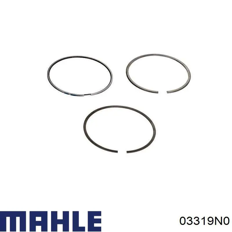 Anéis do pistão para 1 cilindro, STD. 03319N0 Mahle Original