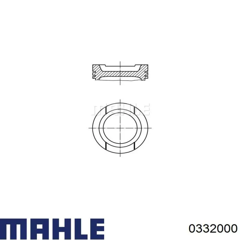 Pistão do kit para 1 cilindro, STD Mahle Original 0332000 preço, a partir de 88,52 USD