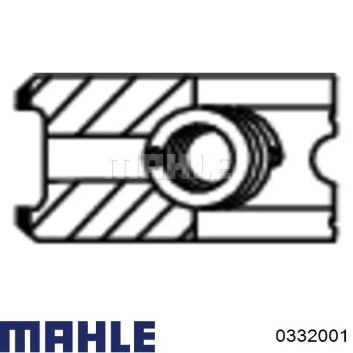 Pistão do kit para 1 cilindro, 2ª reparação ( + 0,50) Mahle Original 0332001 preço, a partir de 84,69 USD
