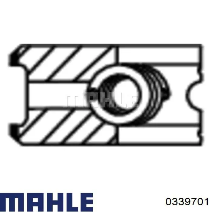 Pistão do kit para 1 cilindro, 1ª reparação ( + 0,25) Mahle Original 0339701 preço, a partir de 127,34 USD