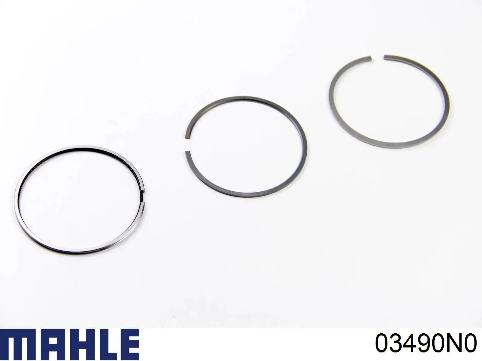 Anéis do pistão para 1 cilindro, STD. 03490N0 Mahle Original