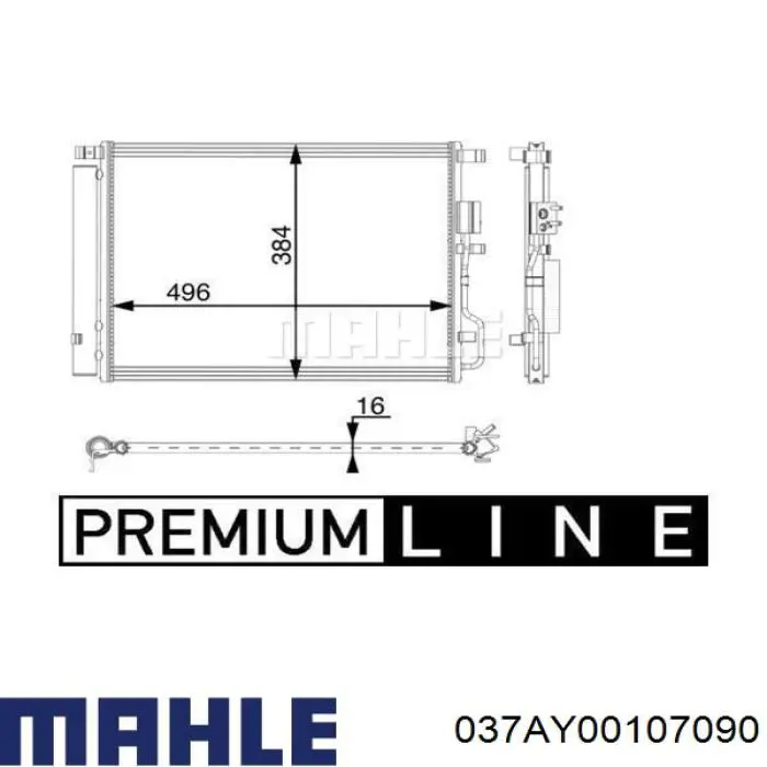 Kit de pistão (pistão + camisa) Mahle Original 037AY00107090 preço, a partir de 534,04 USD