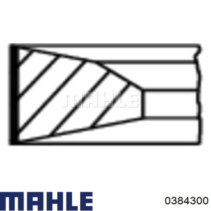 Pistão do kit para 1 cilindro, STD Mahle Original 0384300 preço, a partir de 384,38 USD