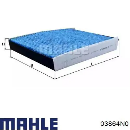 03864N0 Mahle Original Anéis do pistão para 1 cilindro, STD.