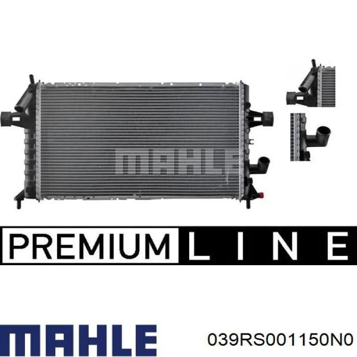 039RS001150N0 Mahle Original Kit de anéis de pistão de motor, STD.