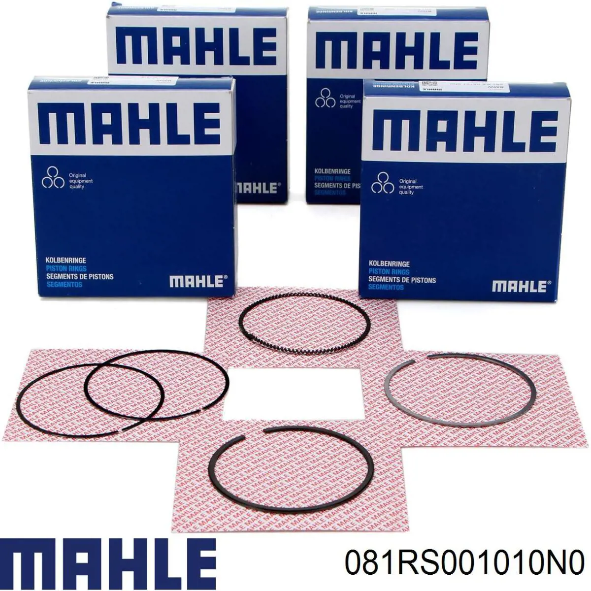 Compre 081RS001010N0 Mahle Original Anéis do pistão para 1 cilindro, STD.