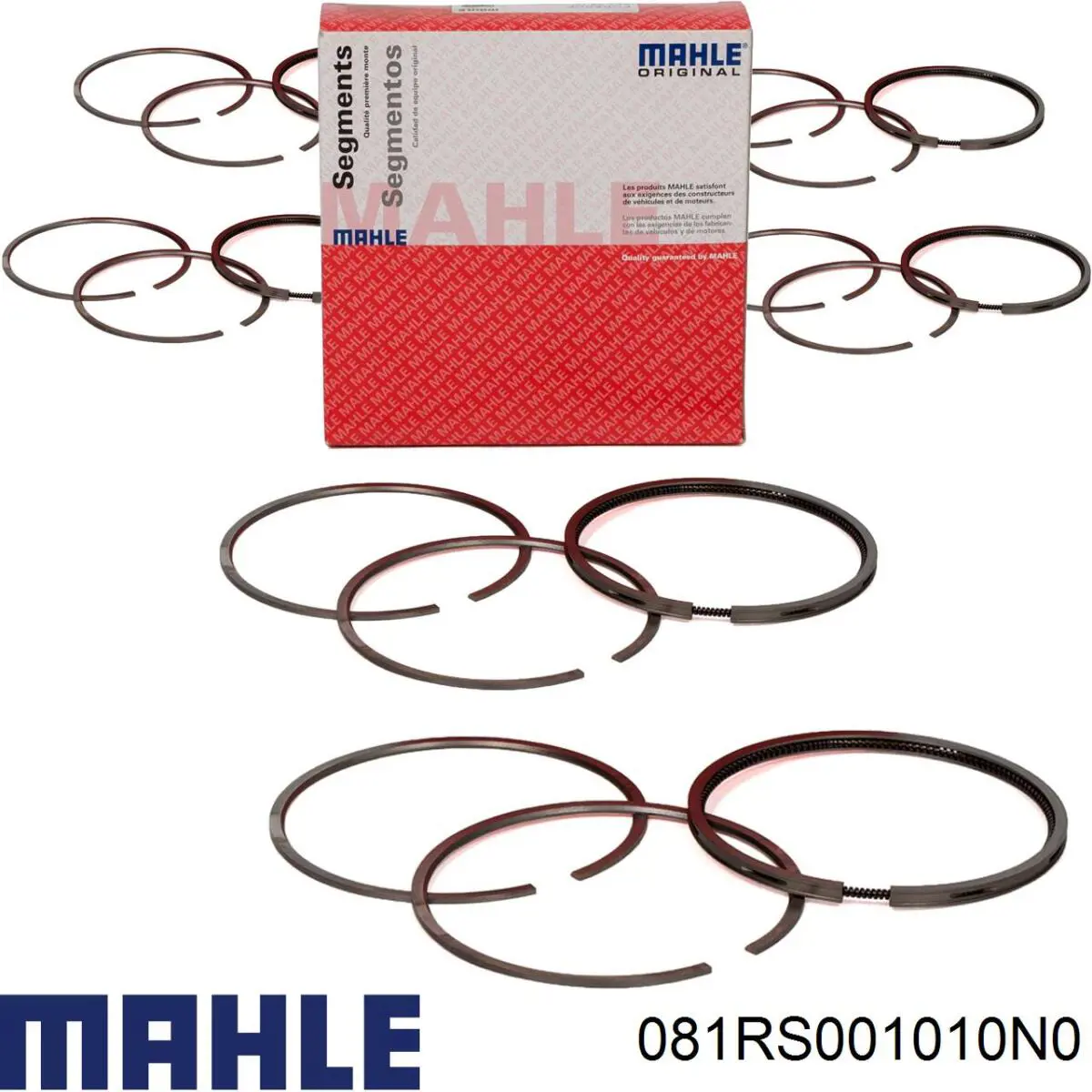 Anéis do pistão para 1 cilindro, STD. Mahle Original 081RS001010N0 preço, a partir de 33,70 USD