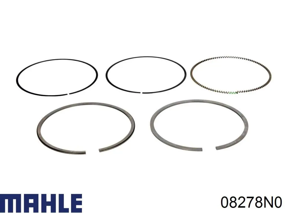 Compre 08278N0 Mahle Original Anéis do pistão para 1 cilindro, STD.