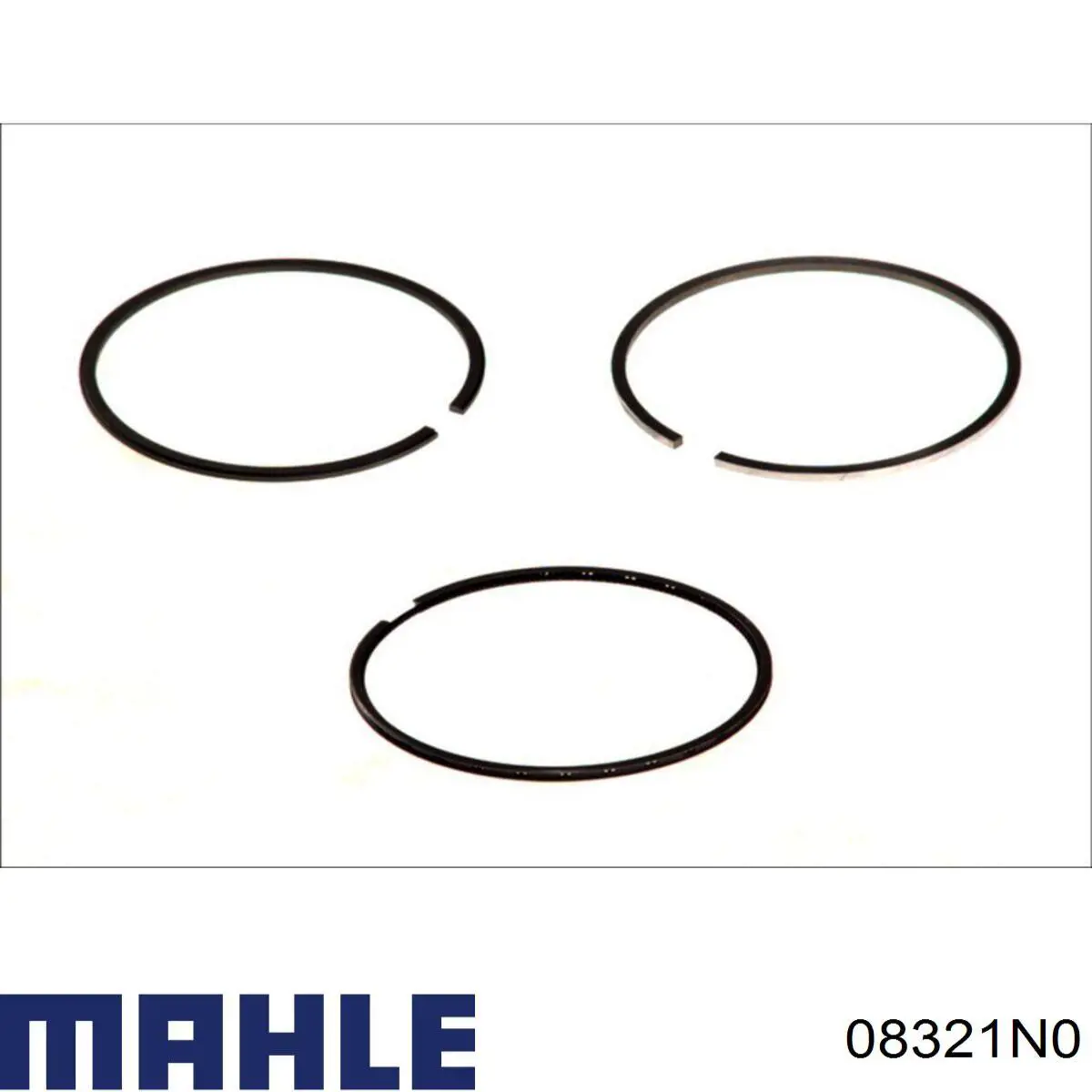 08321N0 Mahle Original Anéis do pistão para 1 cilindro, STD.