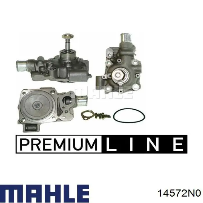 14572N0 Mahle Original Anéis do pistão do compressor para 1 cilindro, STD
