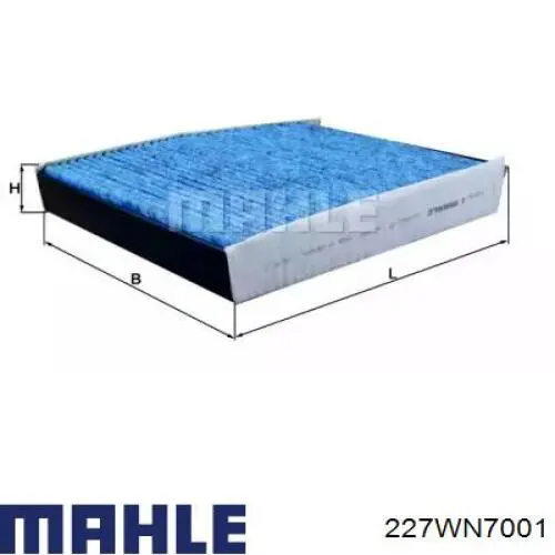 227WN7001 Mahle Original Camisa do pistão