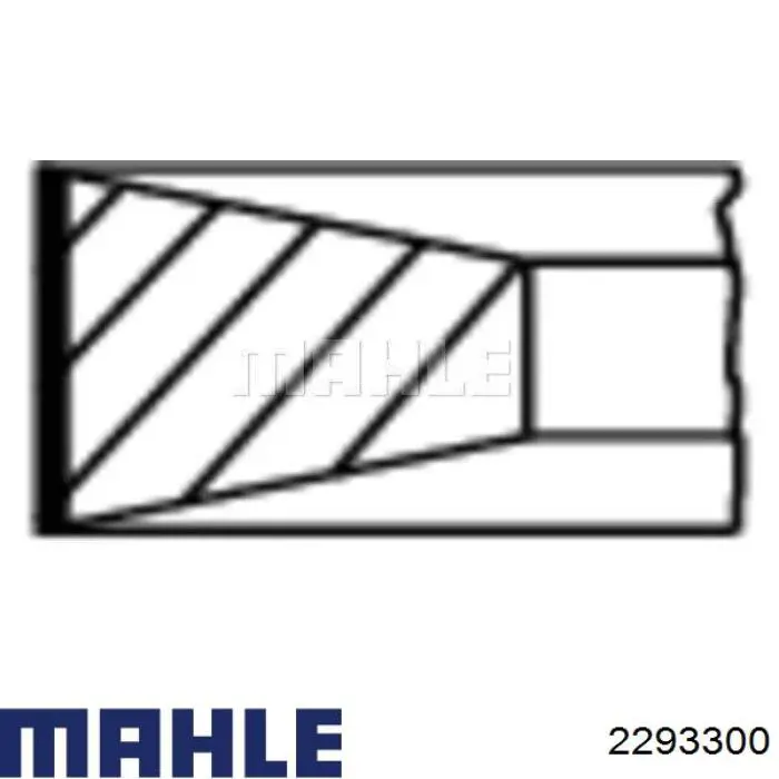 Pistão do kit para 1 cilindro, STD Mahle Original 2293300 preço, a partir de 313,72 USD