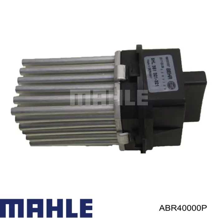 Resistor (resistência) de ventilador de forno (de aquecedor de salão) ABR40000P Mahle Original