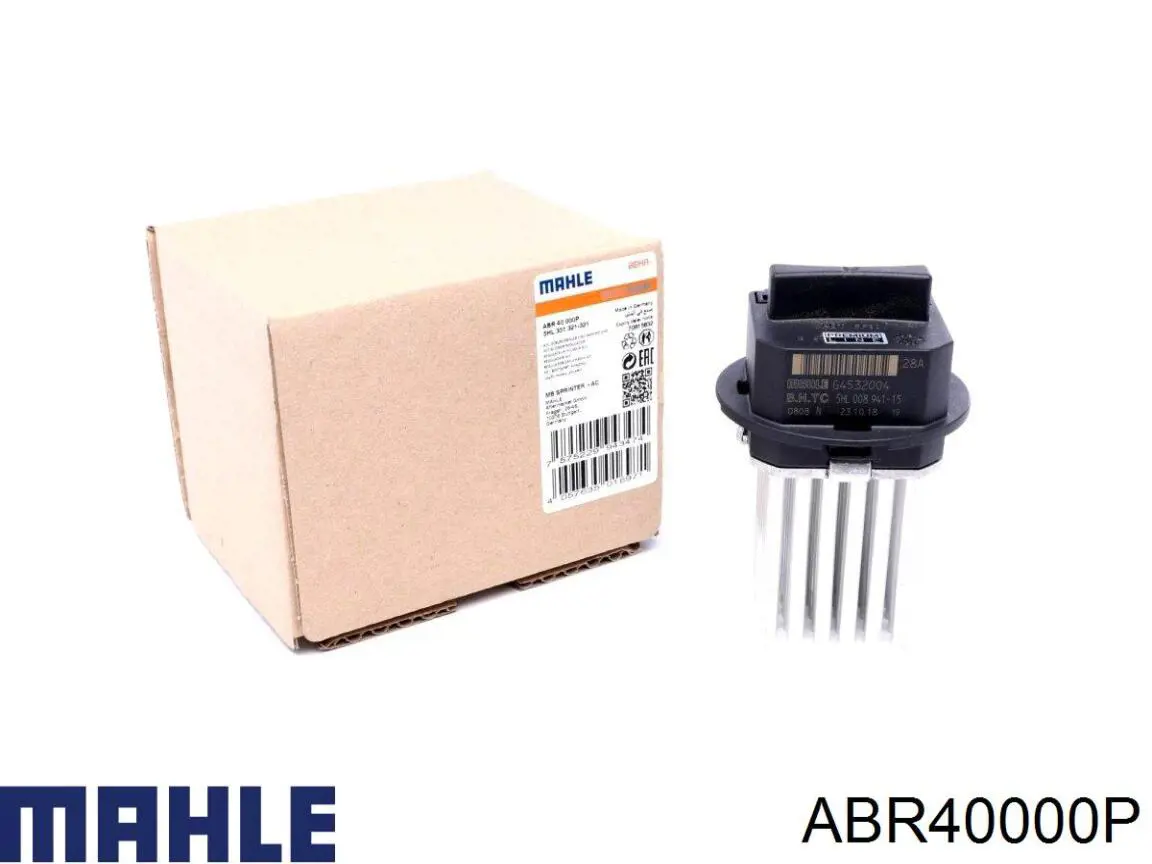 Resistor (resistência) de ventilador de forno (de aquecedor de salão) Mahle Original ABR40000P preço, a partir de 57,20 USD