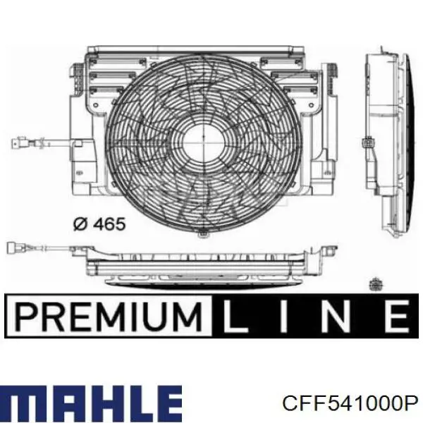 Difusor do radiador de esfriamento, montado com motor e roda de aletas Mercedes A0009060400 preço, a partir de 111,12 USD
