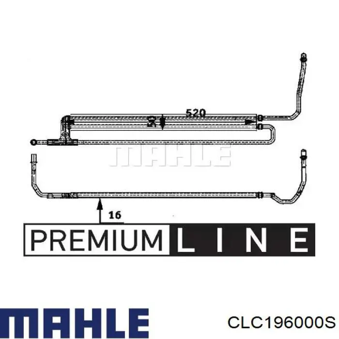 Compre CLC196000S Mahle Original Radiador de óleo (frigorífico), debaixo de filtro