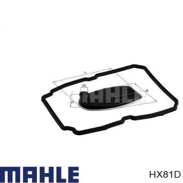 HX81D Mahle Original Filtro da Caixa Automática de Mudança