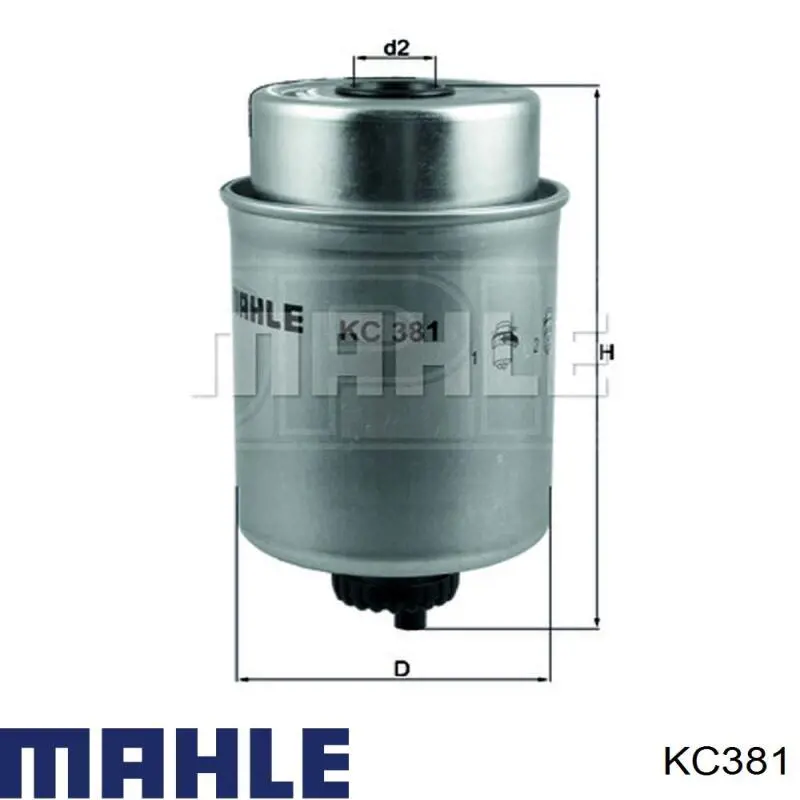 Filtro de combustível Mahle Original KC381 preço, a partir de 28,92 USD