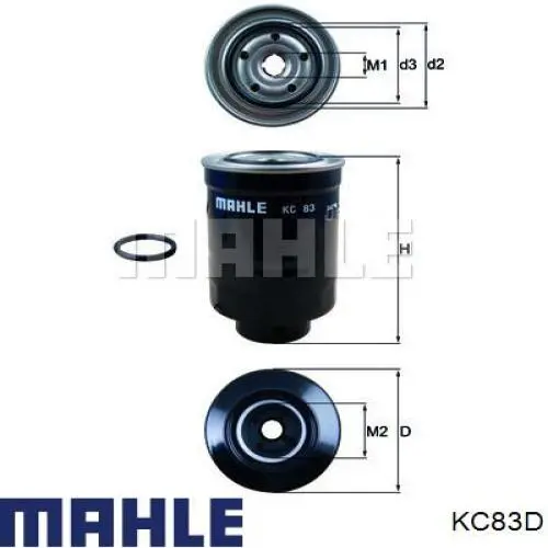 Compre KC83D Mahle Original Filtro de combustível