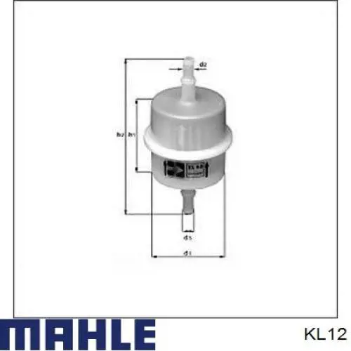 Compre KL12 Mahle Original Filtro de combustível