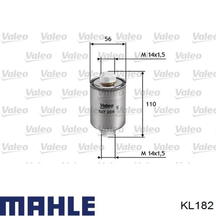 Filtro de combustível Mahle Original KL182 preço, a partir de 8,88 USD