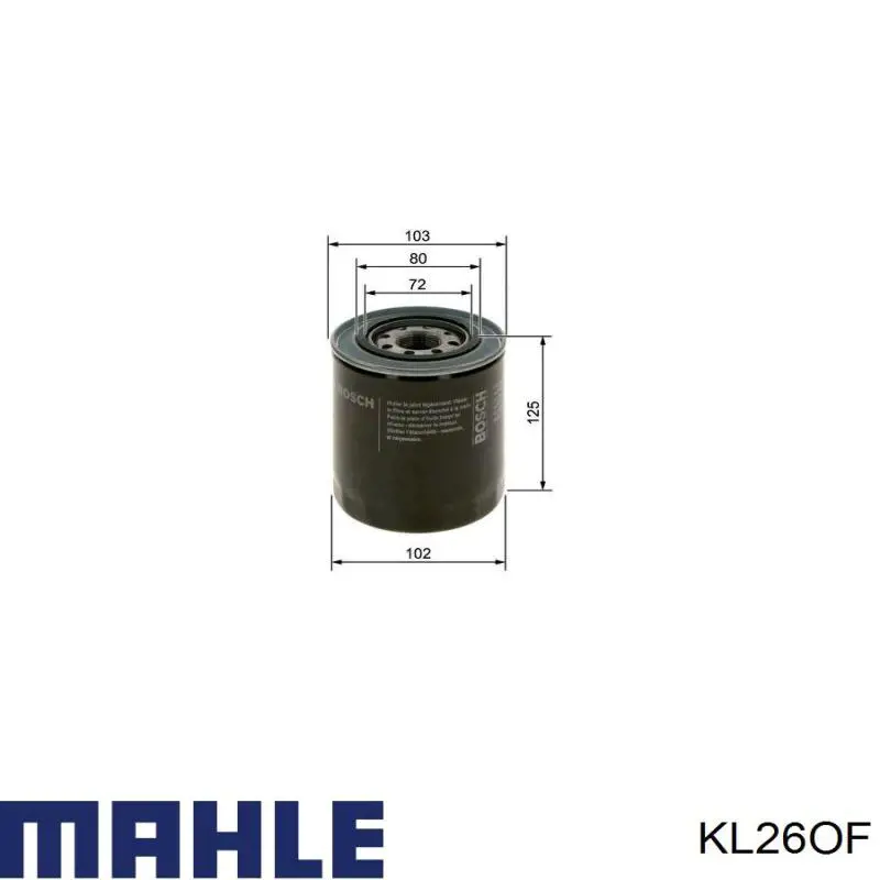 Filtro de combustível Mahle Original KL26OF preço, a partir de 5,29 USD
