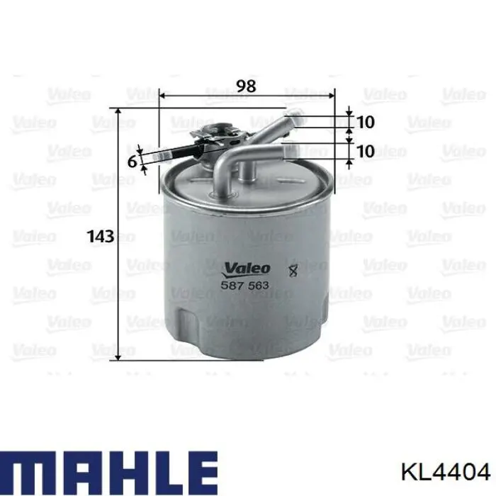 Compre KL4404 Mahle Original Filtro de combustível