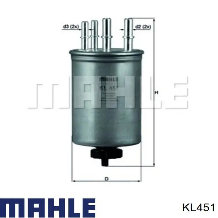 Filtro de combustível Mahle Original KL451 preço, a partir de 34,67 USD
