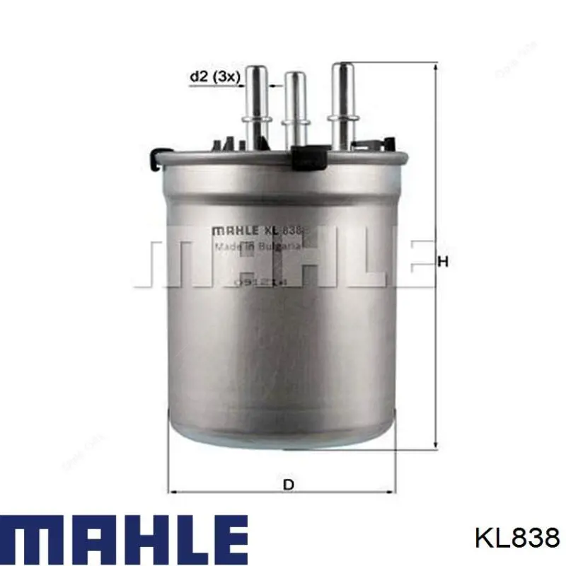 Filtro de combustível Mahle Original KL838 preço, a partir de 22,90 USD