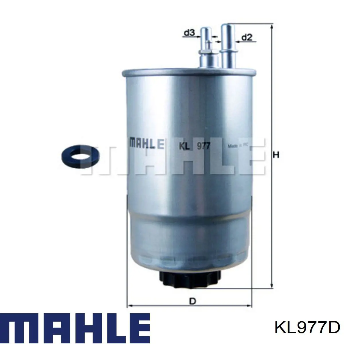 Filtro de combustível Mahle Original KL977D preço, a partir de 43,80 USD