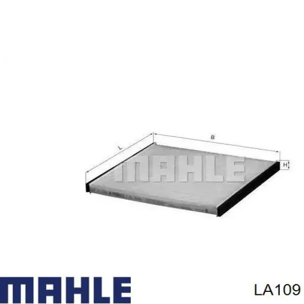 Filtro de salão Mahle Original LA109 preço, a partir de 12,05 USD